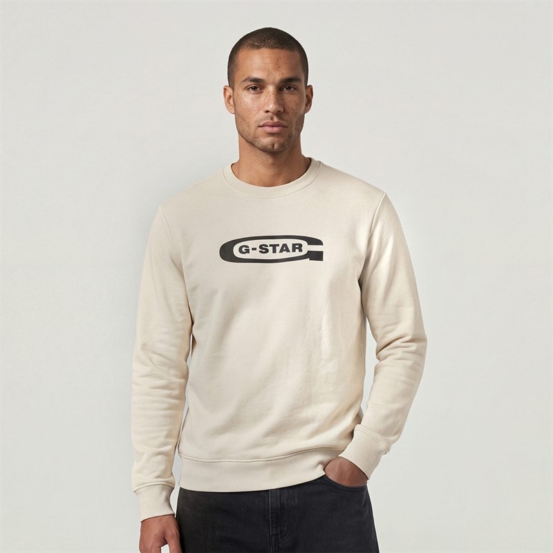 G-STAR Mężczyźni bluza old skool - Biały