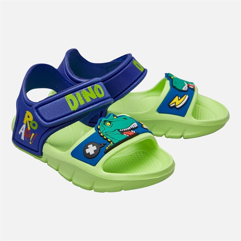 Character Jongens sandalen met enkelbandje en dinosaurusprint - Groen