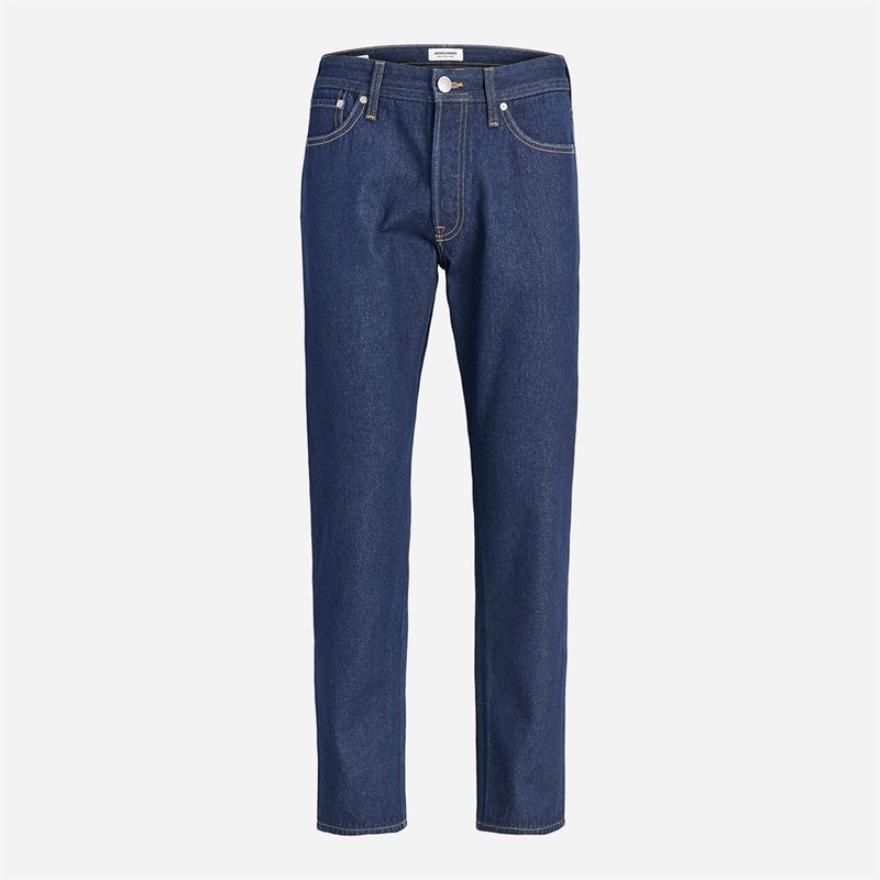 JACK & JONES Jean original Chris coupe décontractée hommes - Bleu foncé