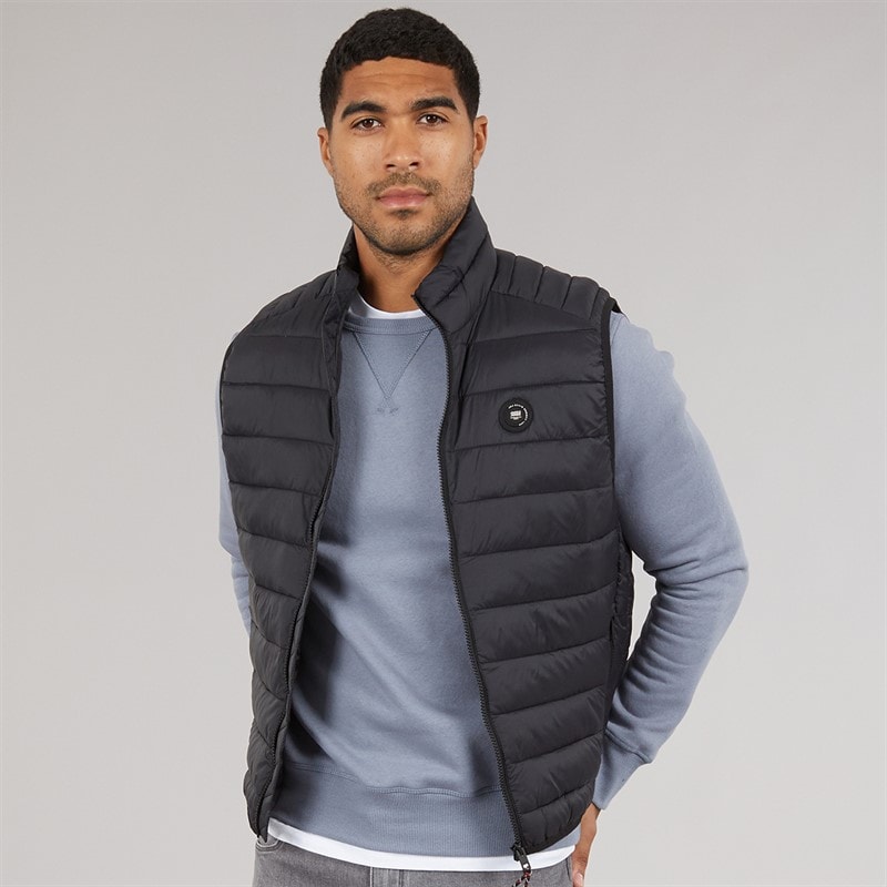 JACK & JONES Heren bradley gilet - Zwart