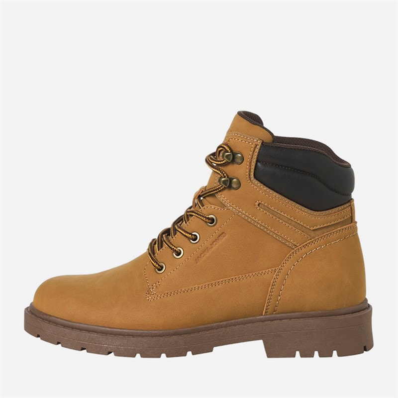 JACK & JONES Herren - Marsh PU-Stiefel - Honey
