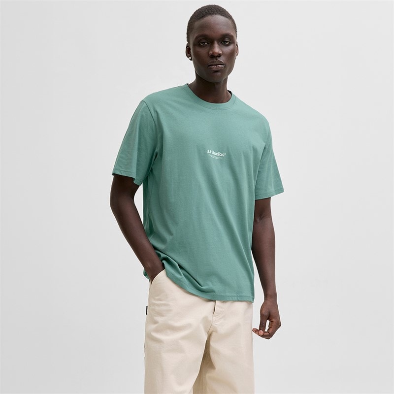 JACK & JONES Heren soho t-shirt - Mineral Blue