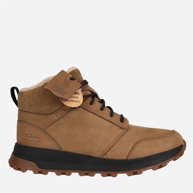 Clarks Mężczyźni buty atl trek up wp - Dark Sand Wlined