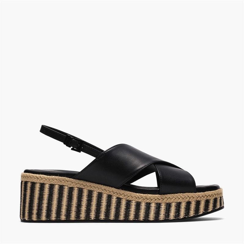 Clarks Sandales Tessiah à brides croisées femmes - Black Interest
