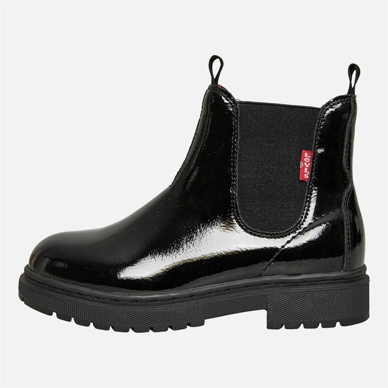 Levi's Junior dziewczęce buty Oliver - Black Shiny 2459