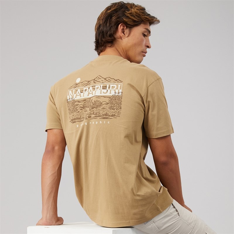 Napapijri Heren aspect t-shirt - Kelp