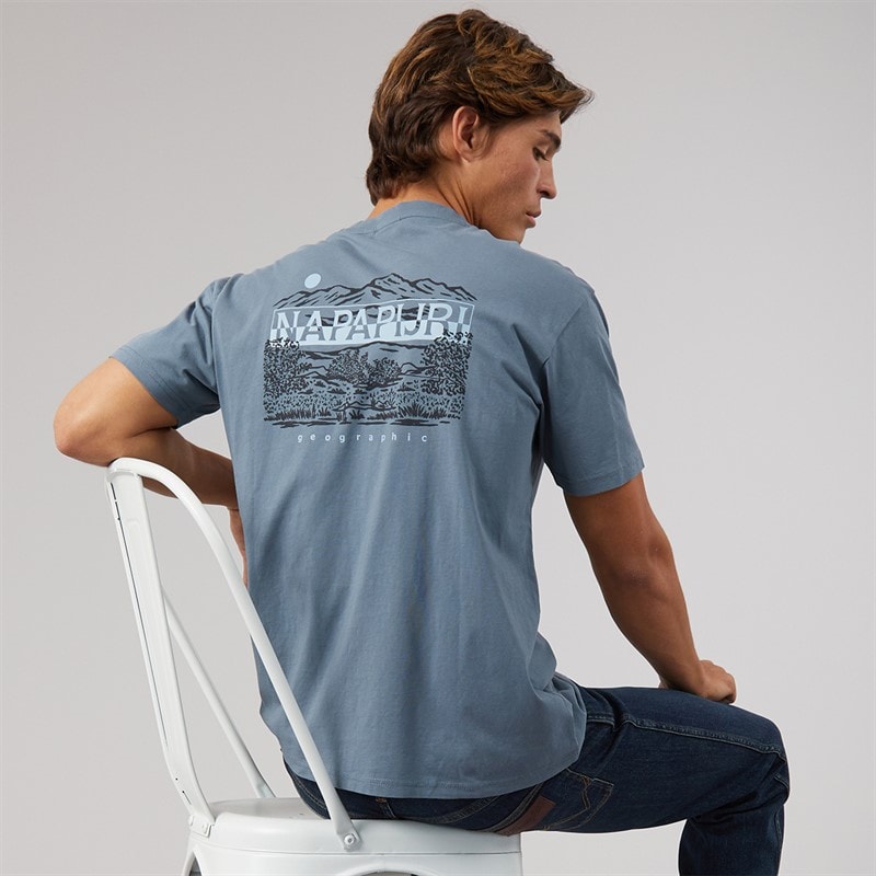 Napapijri Heren aspect t-shirt - Stormy Wheather