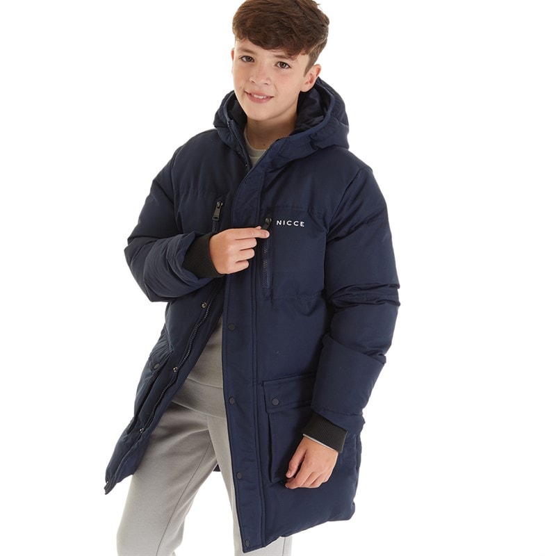 NICCE Jungen - Vespucci Parka-Jacke - Navy
