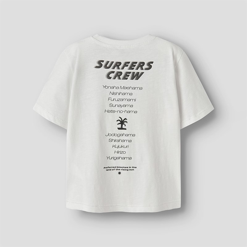 Name It Jongens juno boxy t-shirt - Bright White