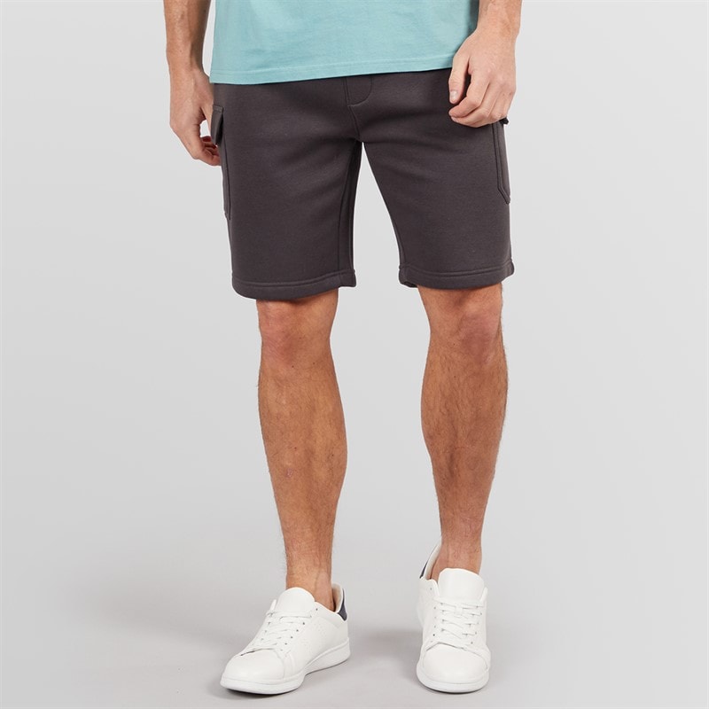 Onfire Herren - Fleece Cargo-Shorts - Charcoal