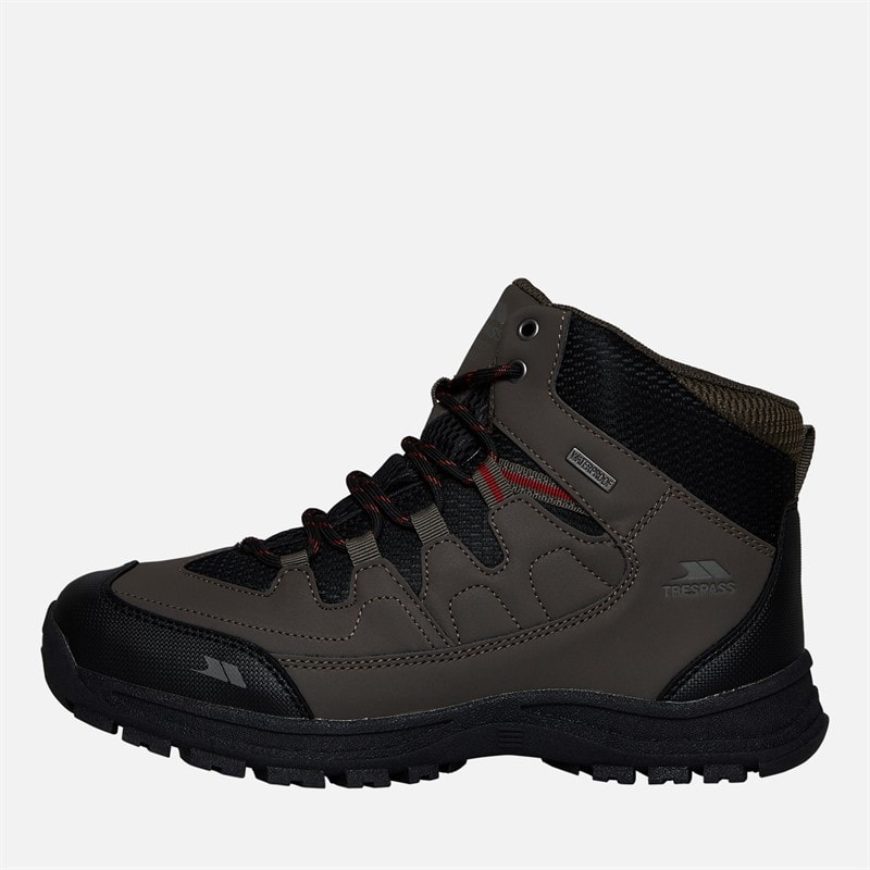 Trespass Heren finley mid waterdichte wandelschoenen - Coffee/Rust