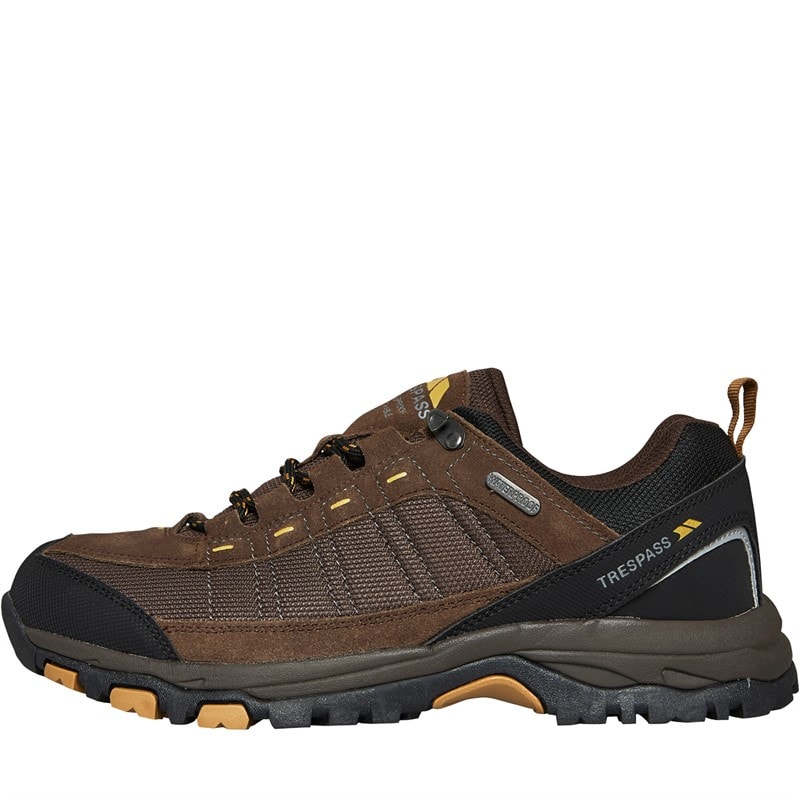 Trespass Heren scarp waterdichte wandelschoenen - Donkerbruin/Sienna