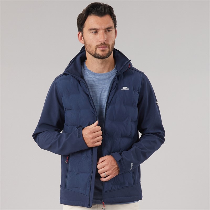 Trespass Veste softshell matelassée imperméable Alwero hommes - Marine