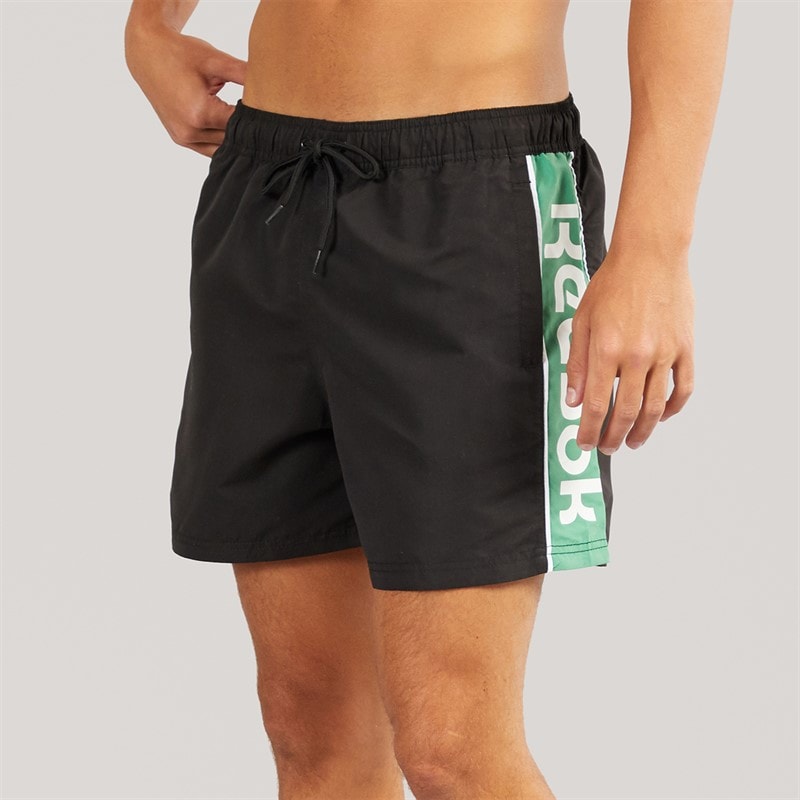 Reebok Herren - Reuben Badeshorts - Schwarz
