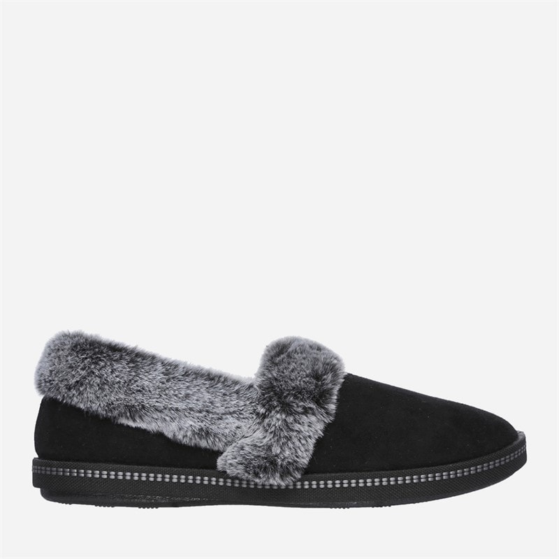 SKECHERS Damen - Cozy Campfire Team Toastie Hausschuhe - Schwarz