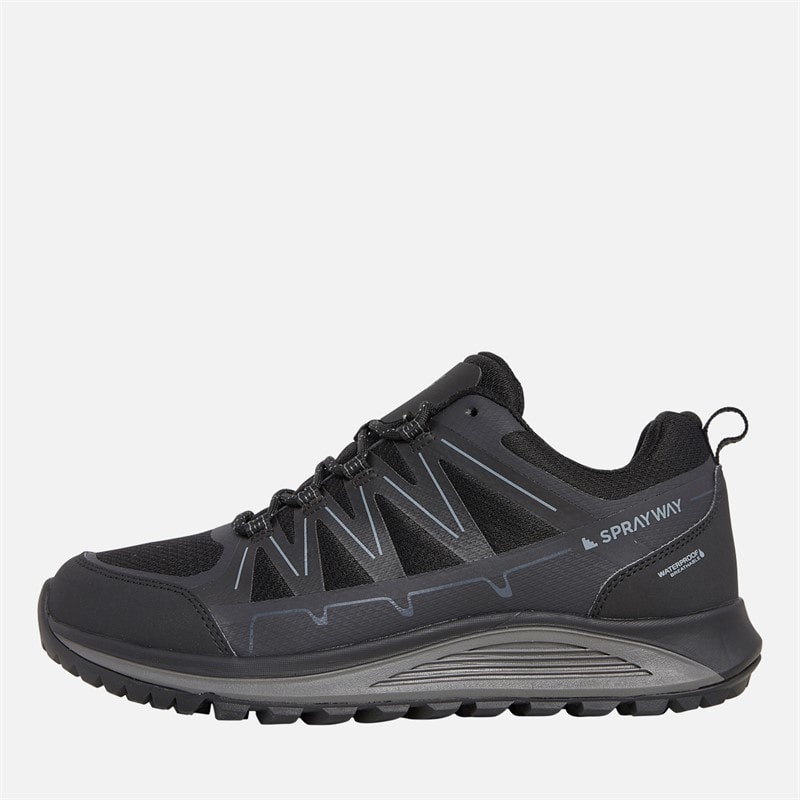 Sprayway Heren burbage 2 lage hydroDRY waterdichte trail wandelschoenen - Zwart