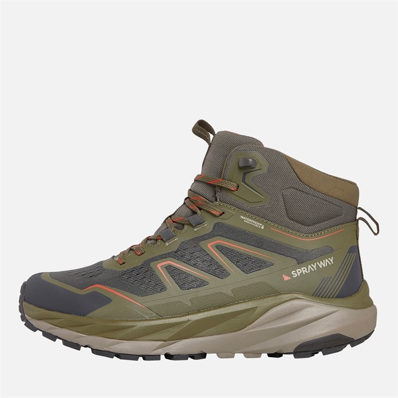Sprayway Mężczyźni wodoodporne buty trekkingowe higger 2 mid hydroDRY - Olive/Beluga