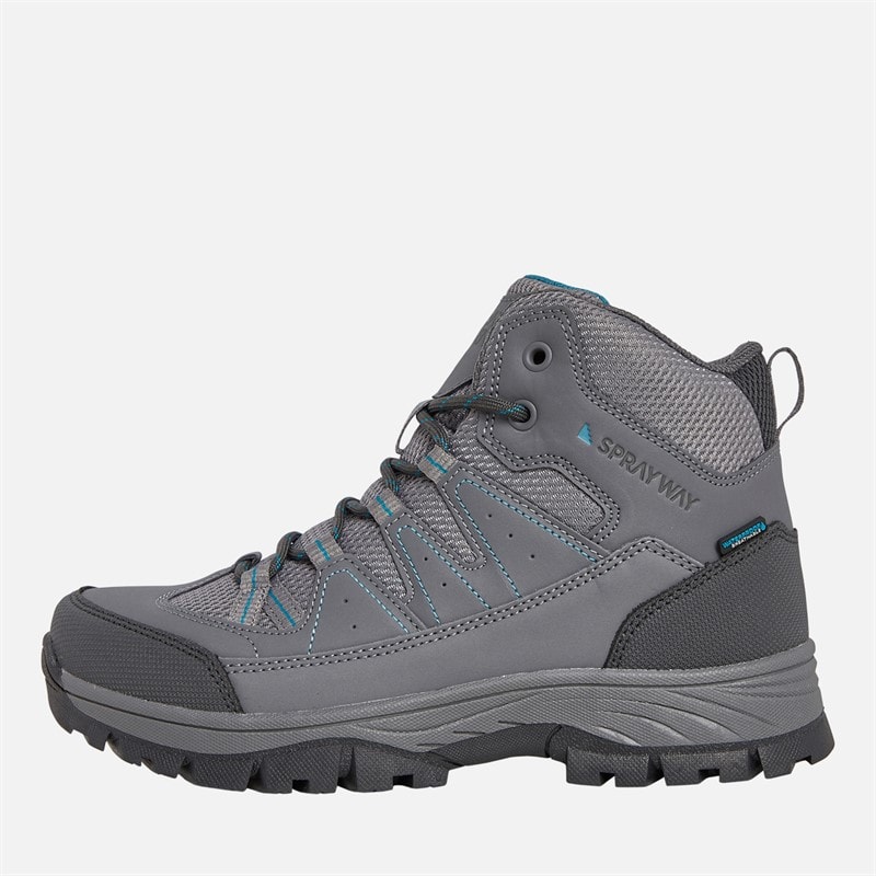 Sprayway Damen - WinHill Mid HydroDRY Wasserdichte Trail-Wanderschuhe - Mid Grey