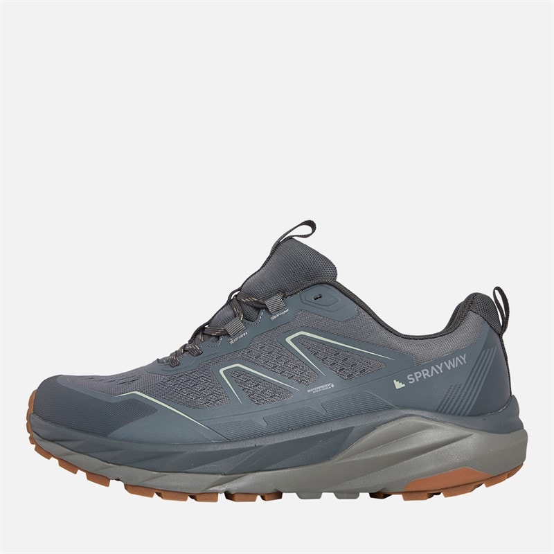 Sprayway Heren higger 2 hydroDRY waterdichte trail wandelschoenen - Grijs/Dark Shadow