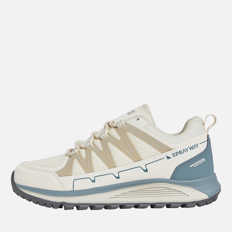 Sprayway Dames burbage 2 lage hydrodry waterdichte wandelschoenen - Vanilla/Silver Birch