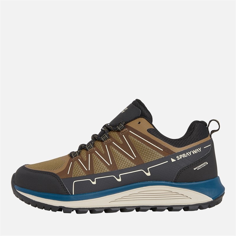 Sprayway Heren burbage 2 lage hydroDRY waterdichte trail wandelschoenen - Bronze/Dust Gold
