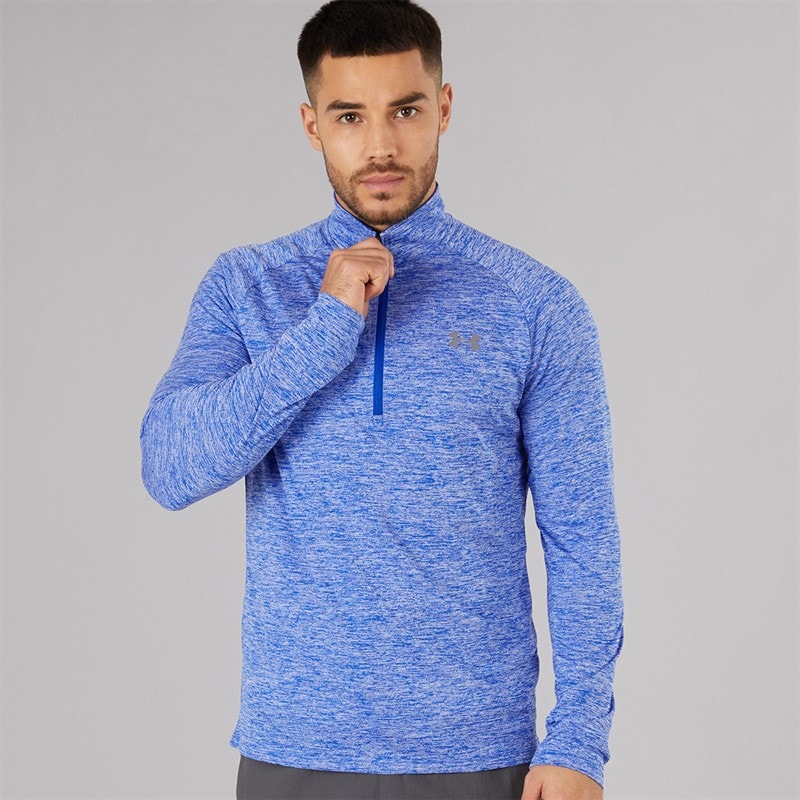 Under Armour Herren - UA Tech 2.0 1/2 Reißverschluss-Shirt - Royal/Graphite