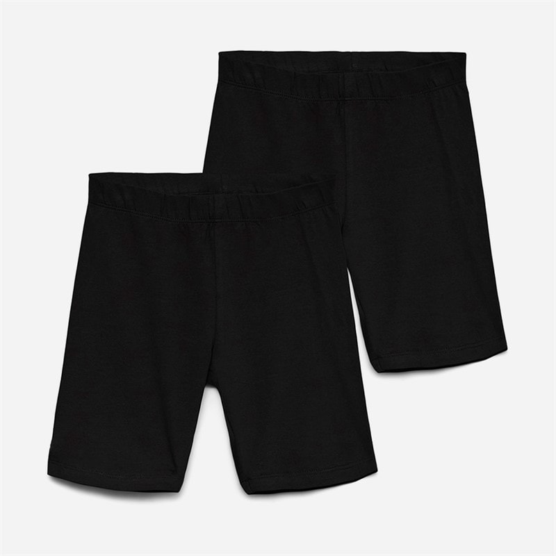 Vero Moda Dziewczęce maxi dwupak szorty rowerowe - Czarny