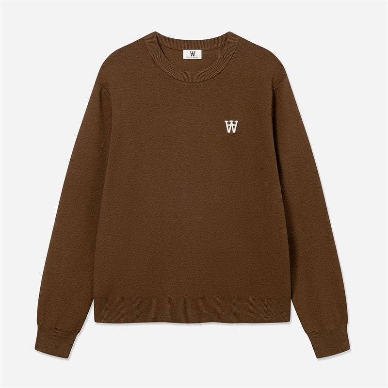 Wood Wood Pull col rond court hommes - Desert Palm
