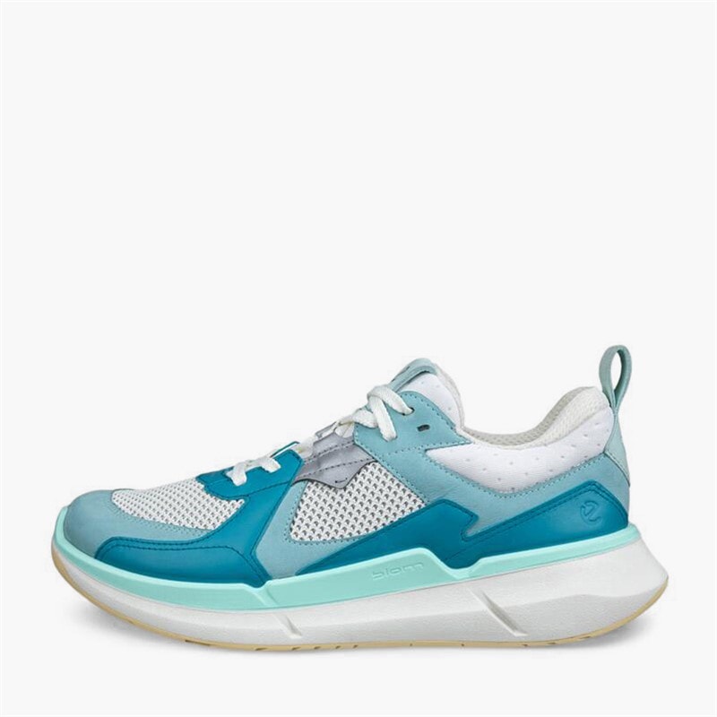 ECCO Damskie buty treningowe biom 2.2 - Aquatic/Pagoda Blue/Shadow White