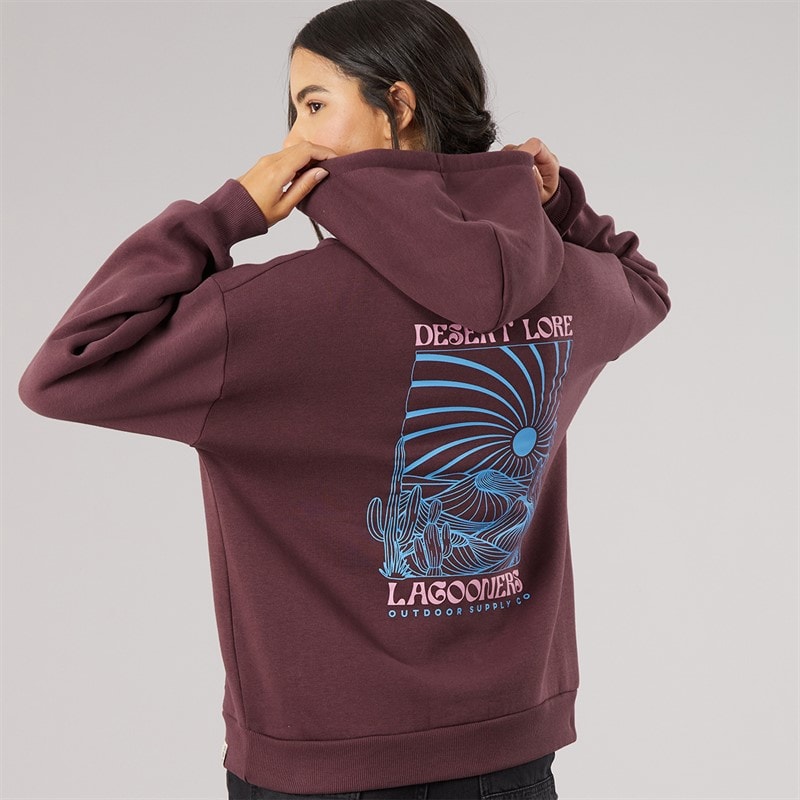 Lagooners Damen - Driftmere Kapuzenpullover - Braun