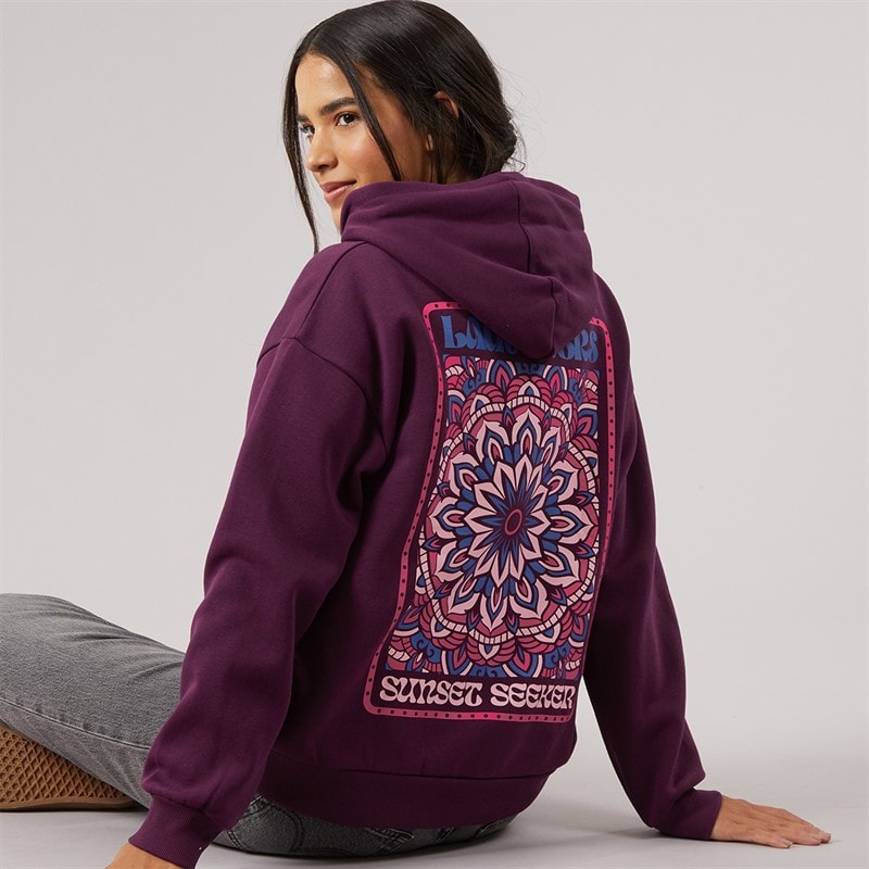 Lagooners Damen - Rosethorn Kapuzenpullover - Dunkellila