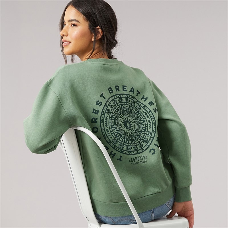 Lagooners Damen - Finchmere Grafik-Sweatshirt - Green Bay