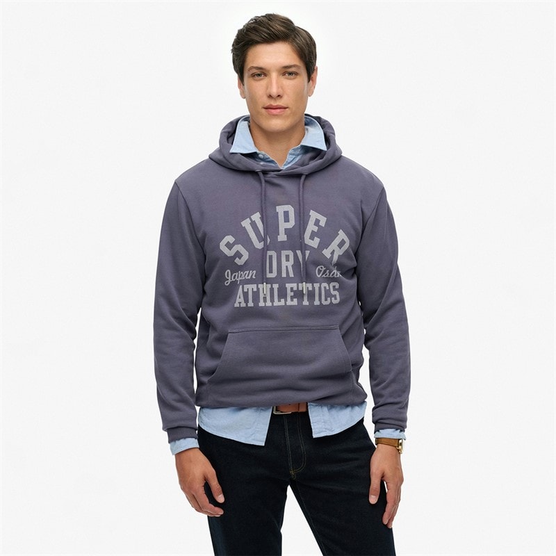 Superdry Heren atletische hoodie - Greystone