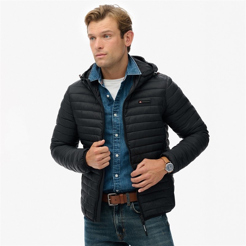 Superdry Heren fuji lite jas - Jet Black