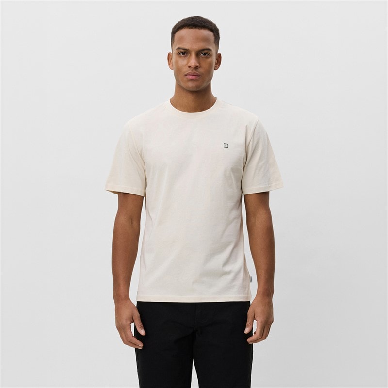 Les Deux Herren Kern Kontrast T Shirt Ivory
