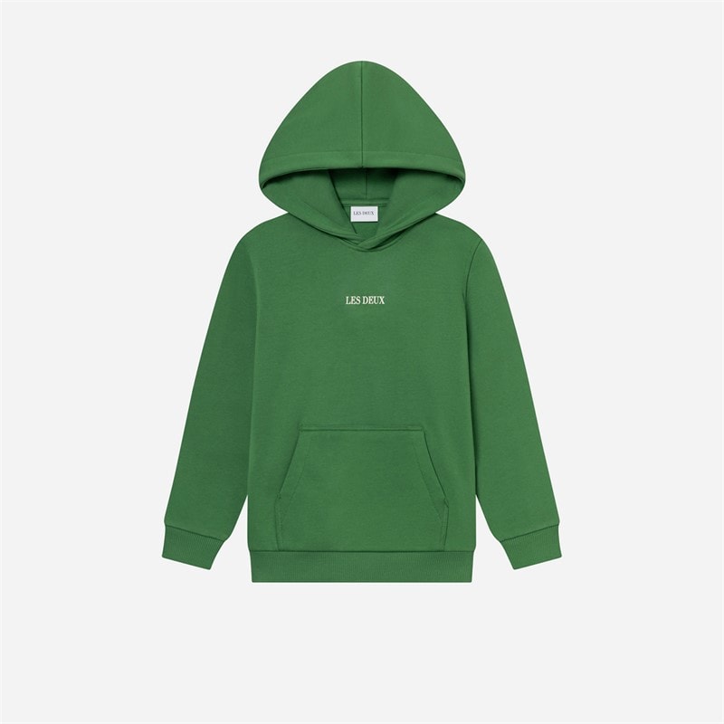Les Deux Junge Andrew Hoodie Juniper Green