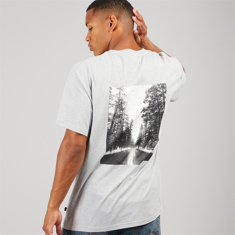 Solid Harrold T-shirt dla niego kolor Light Grey Melange