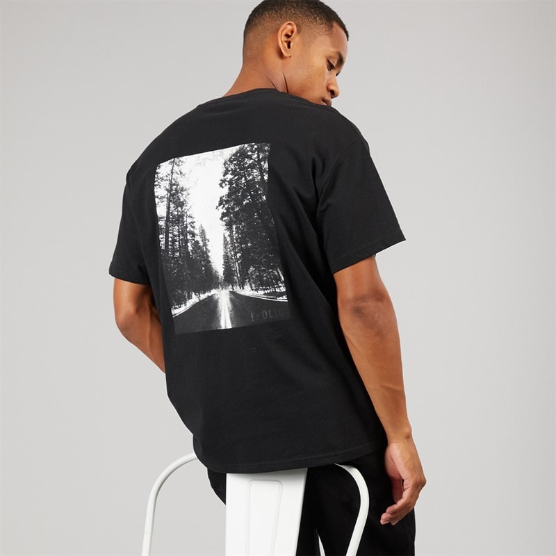 Solid Harrold T-shirt dla niego kolor True Black