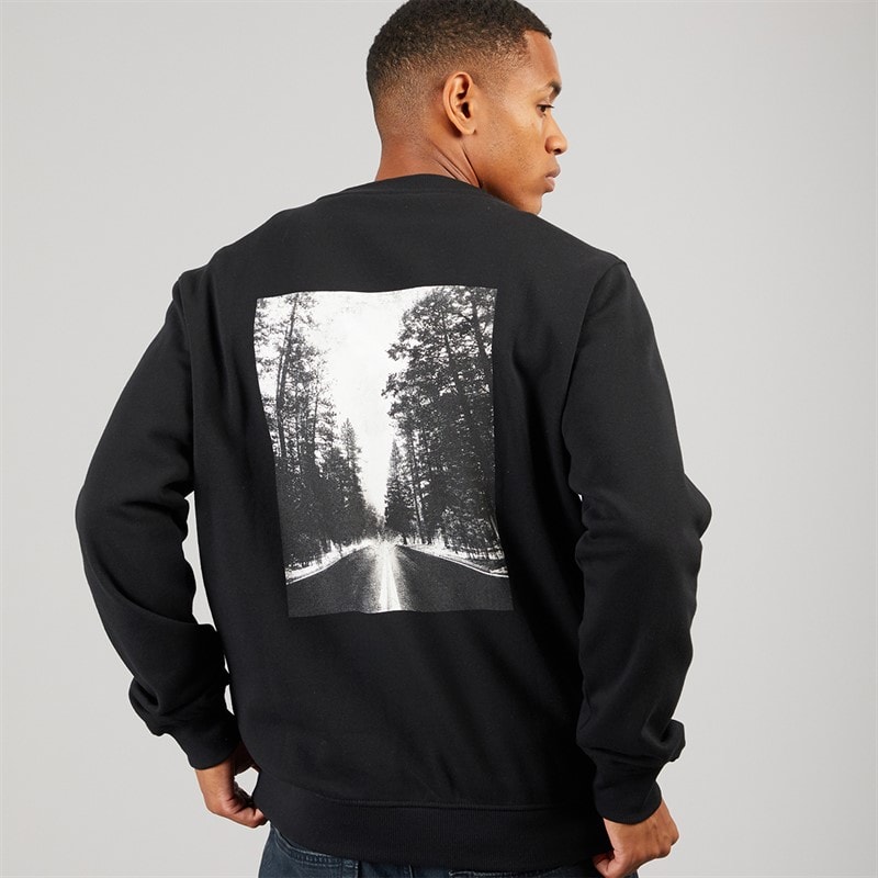 Solid Heren Holton Sweater True Black