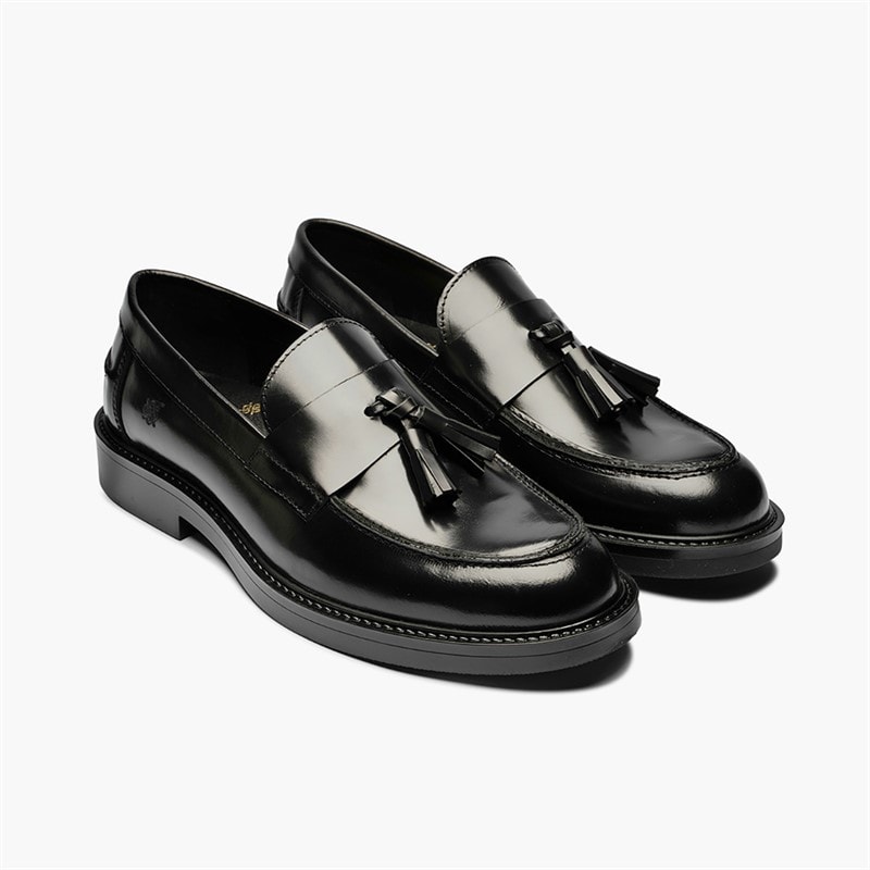 Playboy Footwear Heren Filippo Instappers Black Polido
