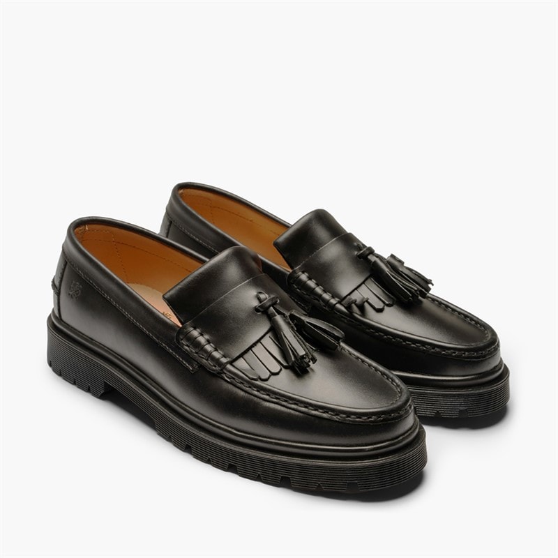 Playboy Footwear Herren Toc1936 The Baker Loafer Black Leather