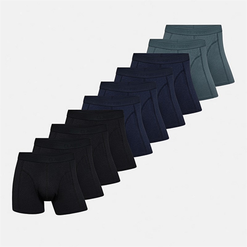 Claudio Boxers en bambou homme, lot de 10, multicolore