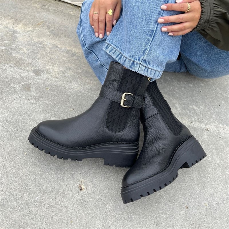 Copenhagen Shoes Dames De Look Laars Laarzen 0001 Black