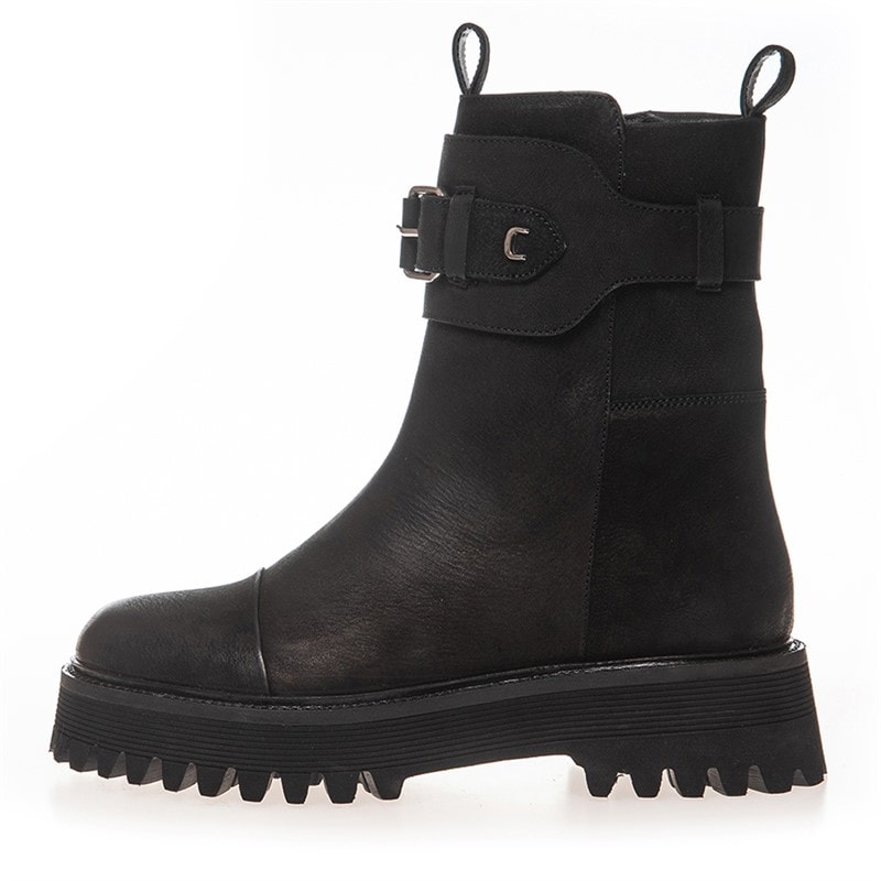 Copenhagen Shoes Dames Shoelovers Zwarte Laarzen 0001 Black