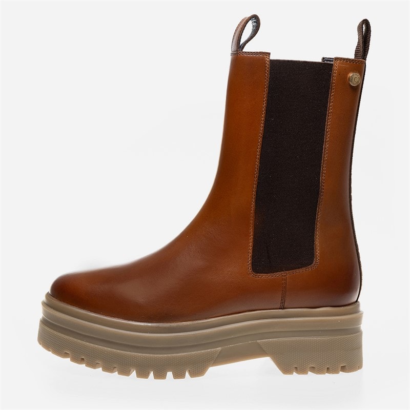 Copenhagen Shoes Bottes Copenhagen Femme 804 Cognac Leather