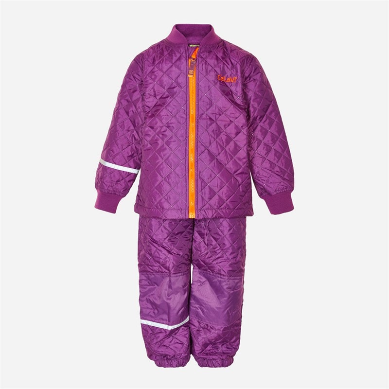 Celavi Ensemble thermique basique uni Enfant Lilac