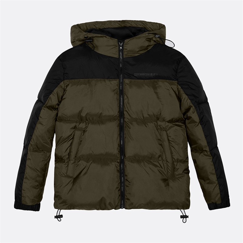 Copenhagen Legacy Kinderen Jas met Capuchon Leger / Zwart