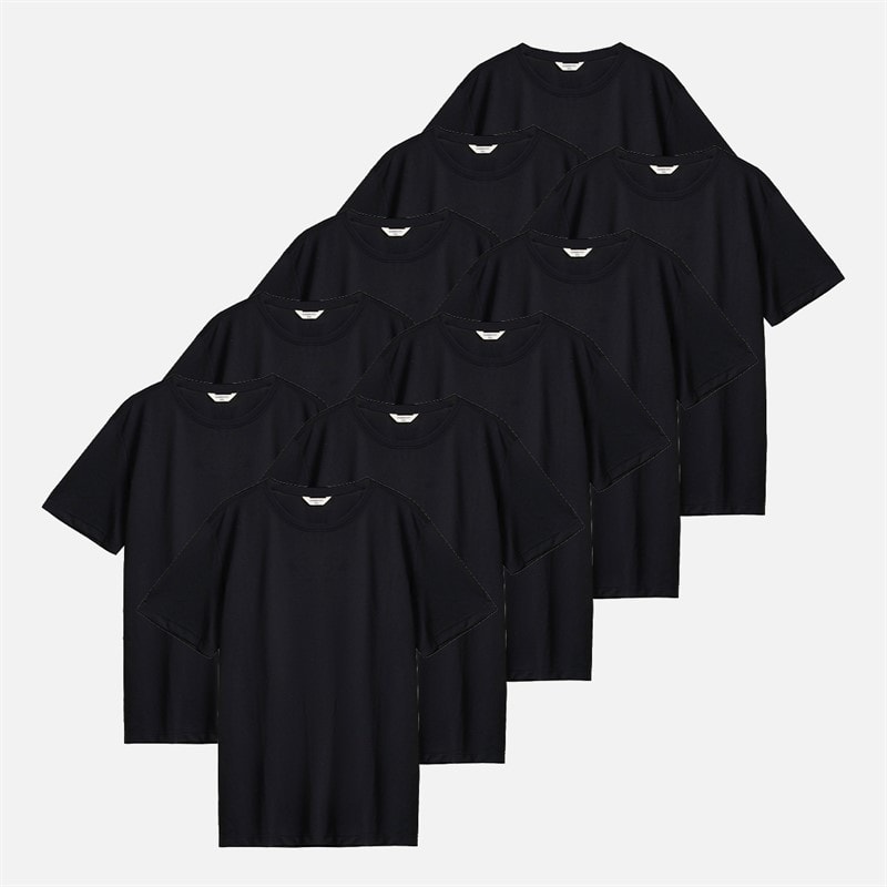 Copenhagen Legacy Heren Kopenhagen Legacy Tien Pack T-shirts Zwart