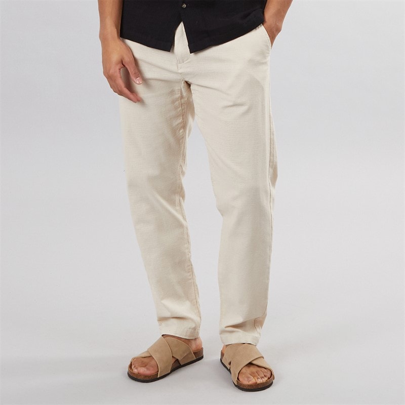 Indicode Pantalon Chino Homme Inclio Crème Irlandais