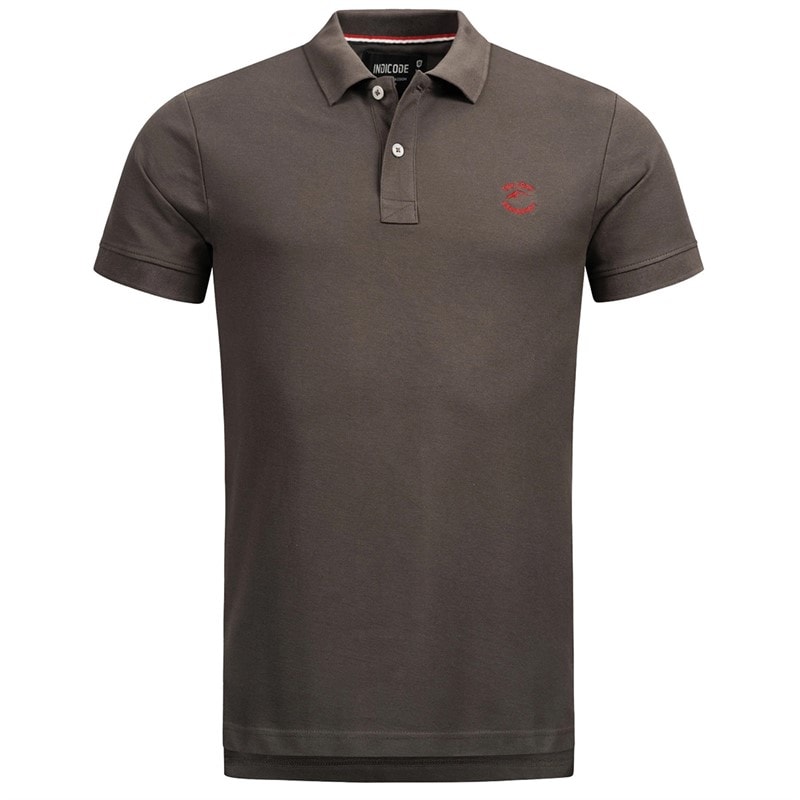 Indicode Polos à manches courtes Inwadim Homme Marron